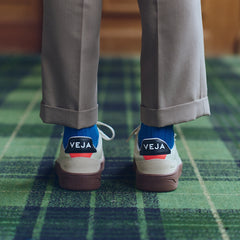 V-90 LEATHER PIERRE ALMOND BLACK