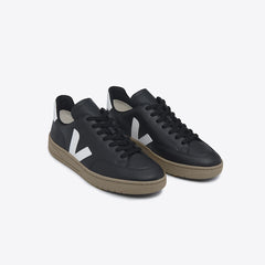 V-12 LEATHER BLACK DUNE